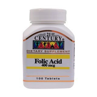 21St Century Folic Acid 400 100S