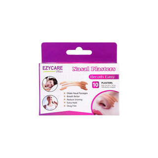 Ezycare Plus Hypoallergenic Nasal Plasters (5.6x1.8cm), 10 Pieces