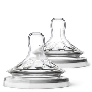 Philips Avent Scf044 / 27-2 - Natural Teats Fast Flow, 6M +, With 3 Holes, Size 4