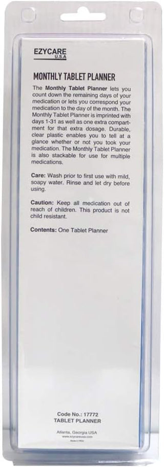 Ezycare Monthly Tablet Planner 17772