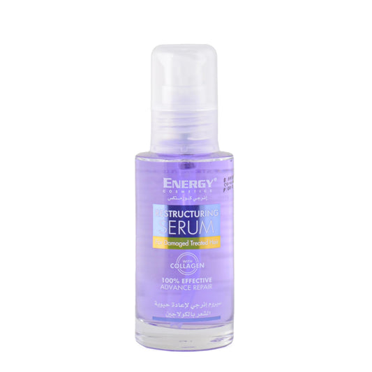 Energy Cosmetics Restructuring Serum with Collagen for Damaged & Treated Hair, 60ml