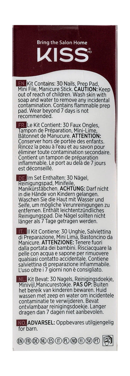 ImPRESS Color One Step Press-On Manicure Kit I'm Not A Cinna 014, 1 Pack - Makkah Pharmacy