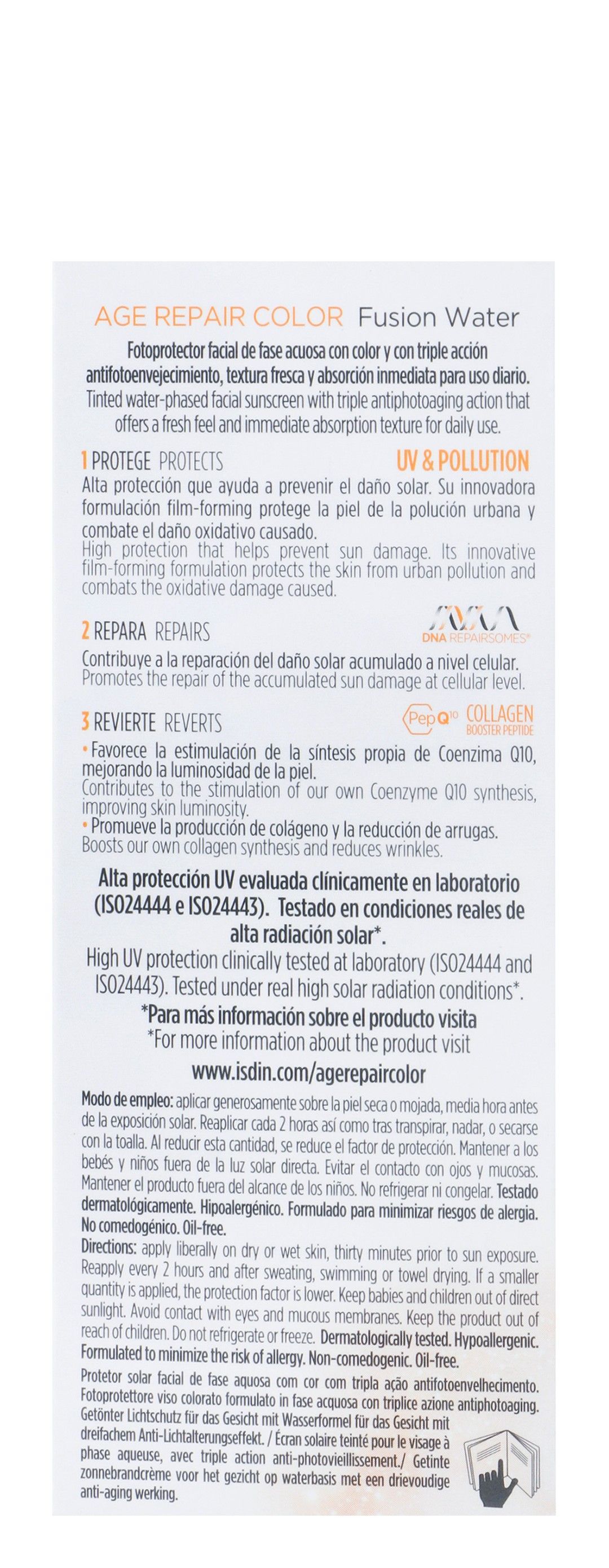 Isdin Foto Ultra Age Repair Facial Sunscreen for All Skin Types SPF50, 50ml - Makkah Pharmacy