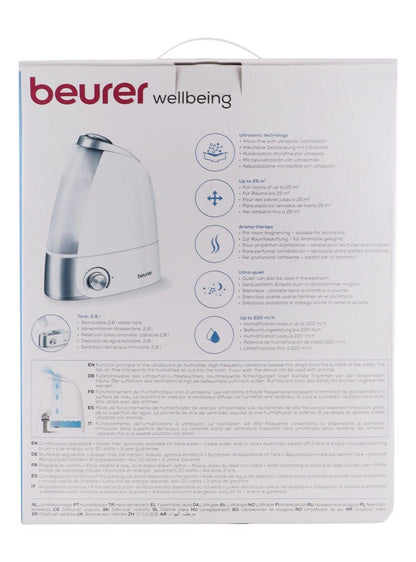 Beurer Wellbeing Ultrasonic Air Humidifier - LB 44, 1 Piece - Makkah Pharmacy