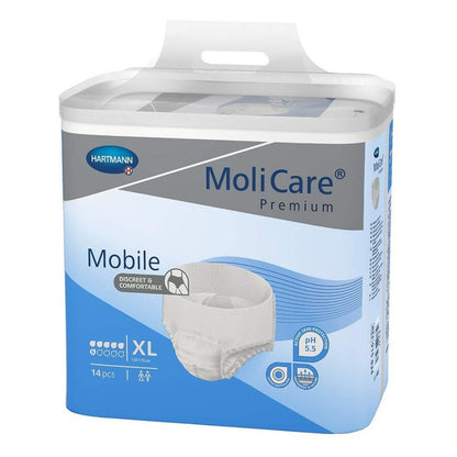 Moli Care Premium Mobile XL Adult Pants (130-170cm), 14 Pieces - Makkah Pharmacy