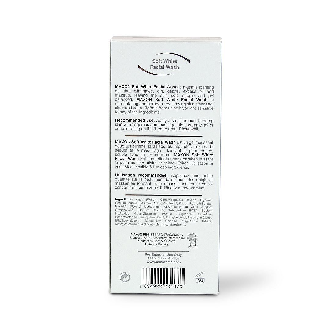 Maxon Soft White Facial Gel Wash, 150ml - Makkah Pharmacy