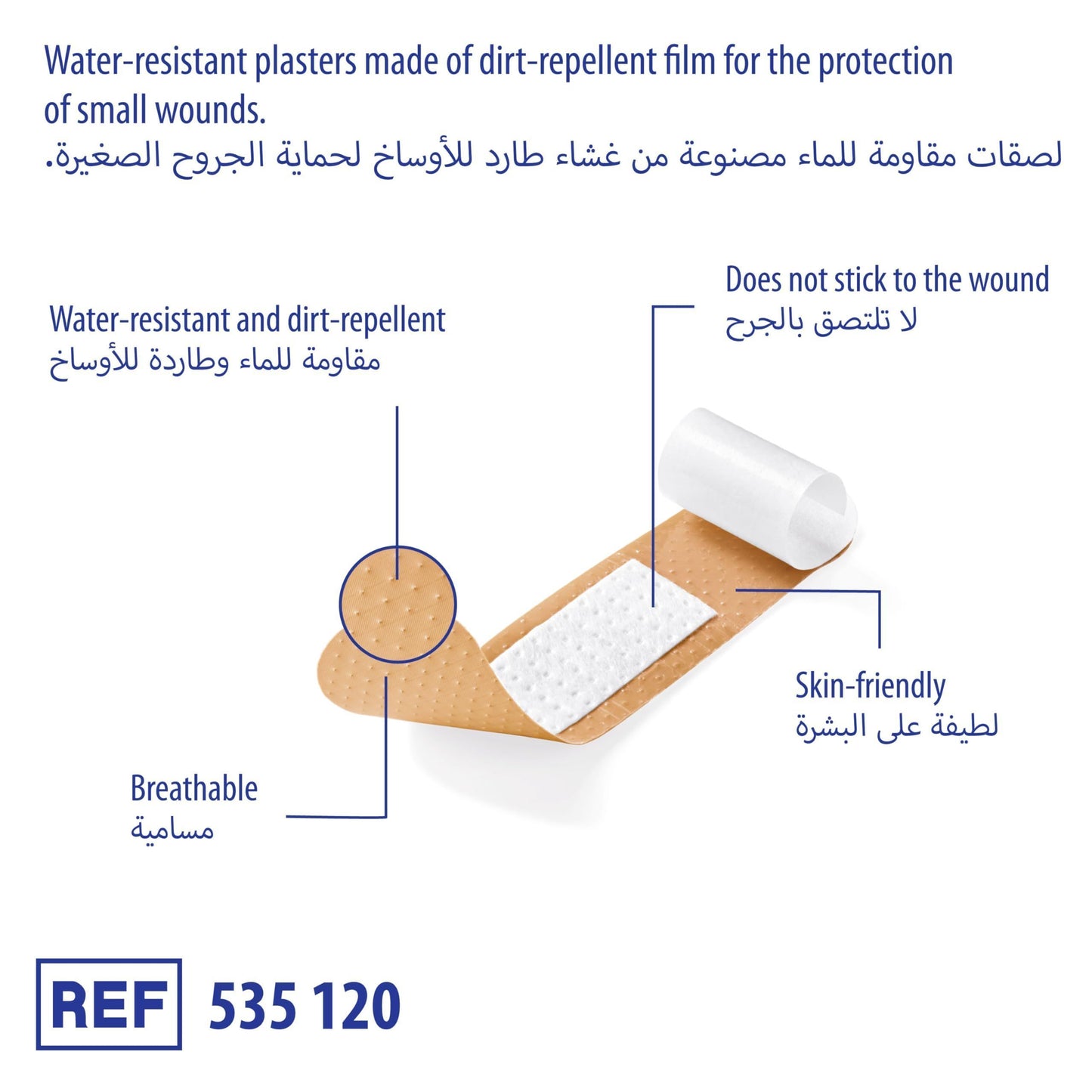 Hartmann Dermaplast Water-Resistant Assorted Plasters, 20 Pieces - Makkah Pharmacy