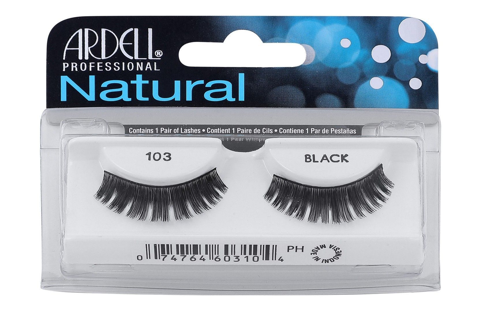 Ardell Natural Reusable Eyelashes - Black 103, 1 Pair - Makkah Pharmacy