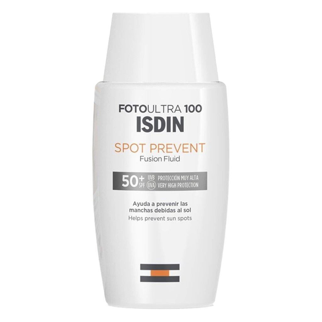 Isdin FotoUltra 100 Spot Prevent Facial Sunscreen Fusion Fluid SPF50+, 50ml - Makkah Pharmacy