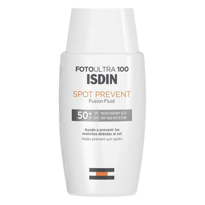 Isdin FotoUltra 100 Spot Prevent Facial Sunscreen Fusion Fluid SPF50+, 50ml - Makkah Pharmacy