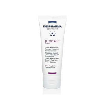 Keloplast Hypoallergenic Crack Repairing Cream for Very Dry & Damaged Skin-On Heels, Feet & Hands, 40ml - Makkah Pharmacy