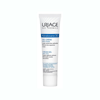 Uriage Keratosane 30 Hypoallergenic Cream Gel for Callused Skin - fragrance free - Makkah Pharmacy