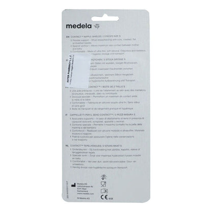 Medela Contact Small 16mm Nipple Shields - BPA free 2 per pack