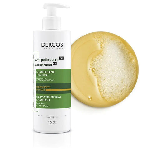 Vichy Dercos Anti Dandruff Shampoo for Dry hair 390ml - Makkah Pharmacy
