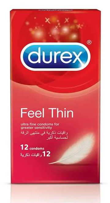 Durex Condom Feel Thin 12 Pcs