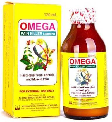Omega Pain Killer Liniment Oil #Premium Small LiquidÂ Â (60 Ml)