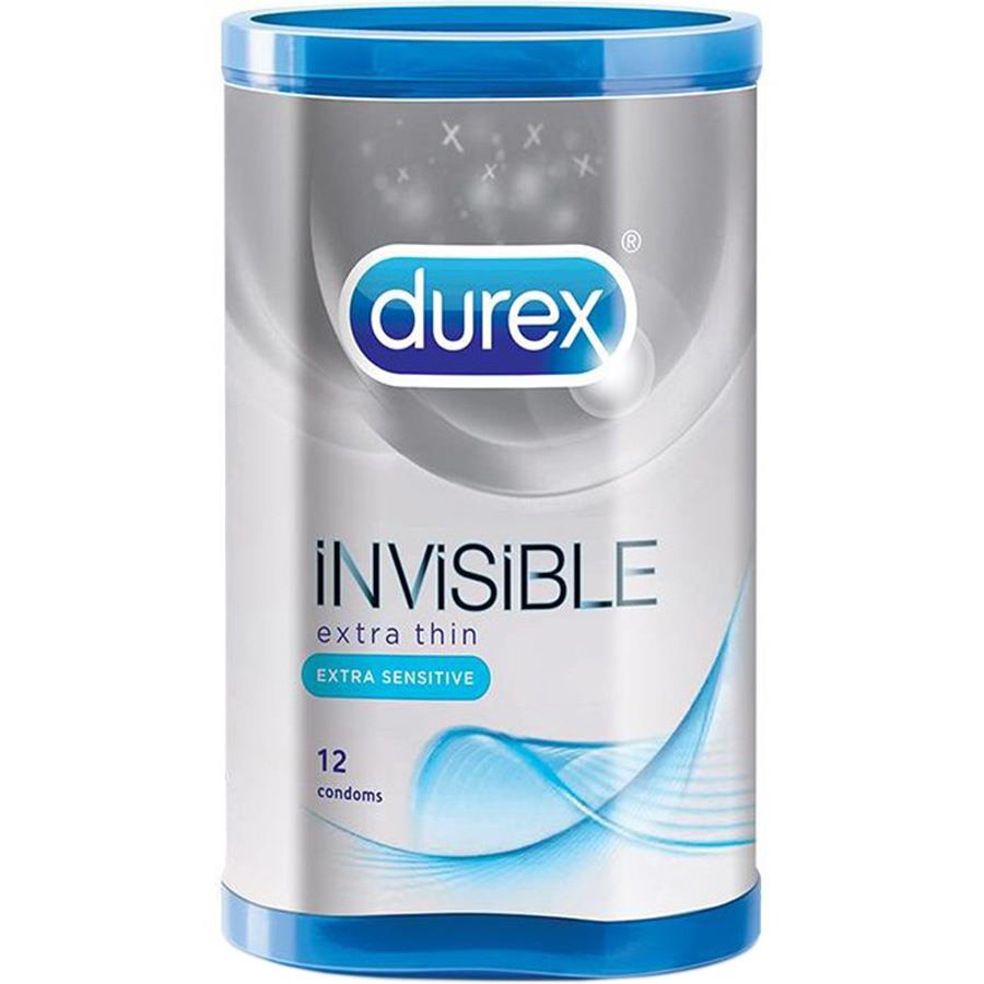 Durex Invisible Extra Thin Condoms 12'S