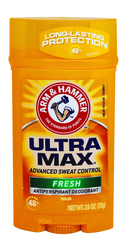Arm & Hammer Ultra Max Antiperspirant Deodorant Stick Fresh Scent, 73g - Makkah Pharmacy