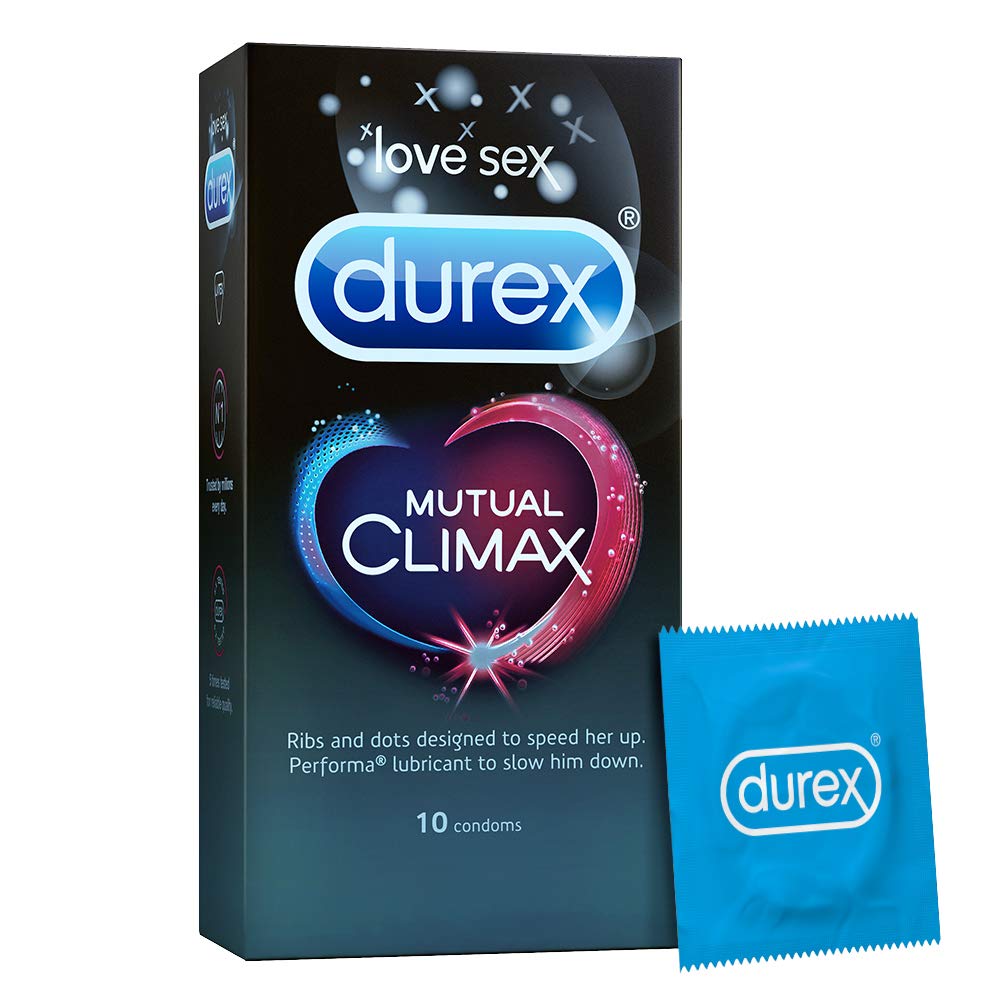 Durex Mutual Climax Condoms - 10 Count