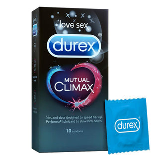Durex Mutual Climax Condoms - 10 Count