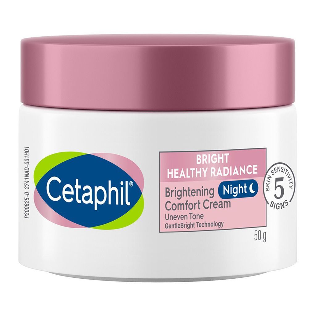 Cetaphil Bright Healthy Radiance Hypoallergenic Brightening Night Face Cream for Uneven Skin Tone & Dark Spots 50 gr - Makkah Pharmacy