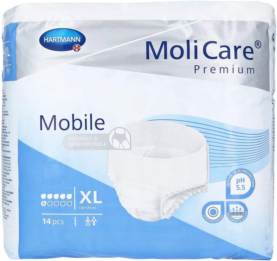 Hartmann Molicare Green Extra Size Adult Diaper 14Ã¢â‚¬â„¢S Xl