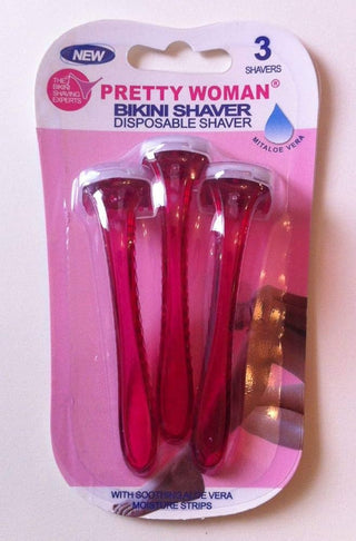 Pretty Women Bikini Shaver Pack, 3 Pieces