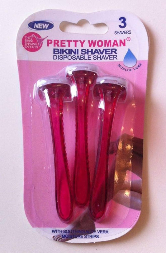Pretty Women Bikini Shaver Pack, 3 Pieces