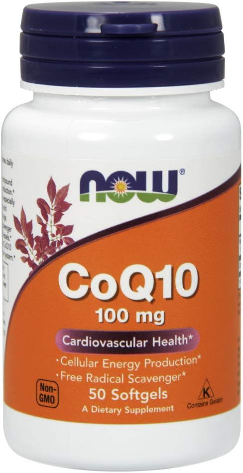 Now Supplements, CoQ10 (Coenzyme Q10) 100 mg 50S