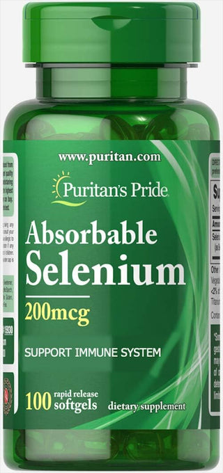 PuritanS Pride Selenium 200Mcg 100S
