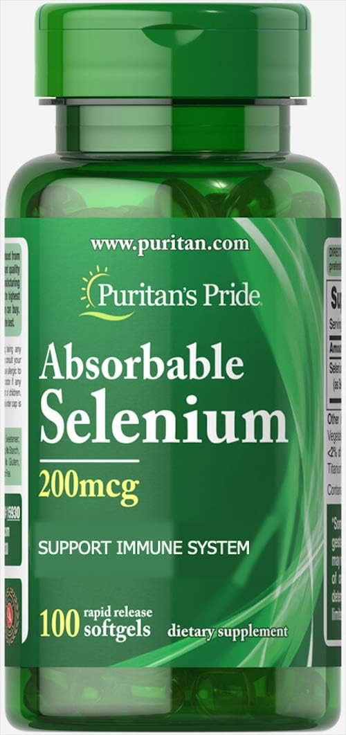 Puritan'S Pride Selenium 200Mcg 100'S