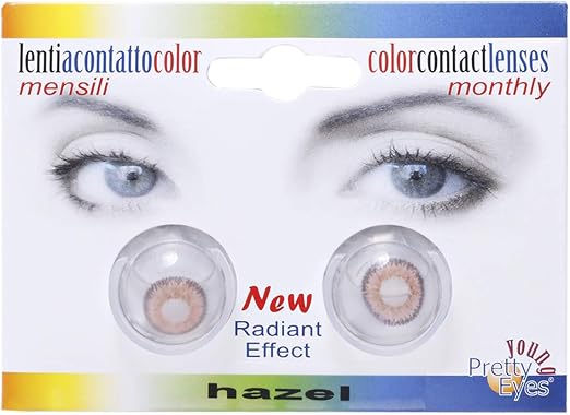 PRETTY EYES HAZEL C-LENS MONTHLY 1'S - Makkah Pharmacy