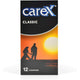 Carex Classic Extra Lube Condoms, Natural - Pack Of 12