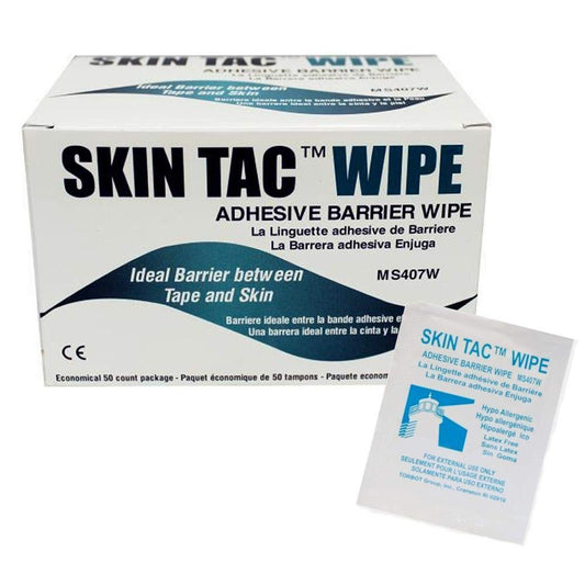Skin Tac Adhesive Barrier Prep Wipe, 50/Box