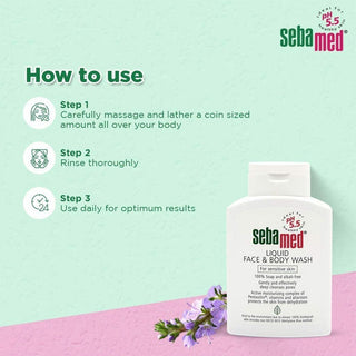 Sebamed Liquid Face & Body Wash, 200ml - Makkah Pharmacy