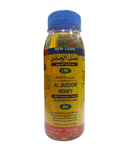 Al Juzoor Honey with Unique Taste Mint, 285g - Makkah Pharmacy