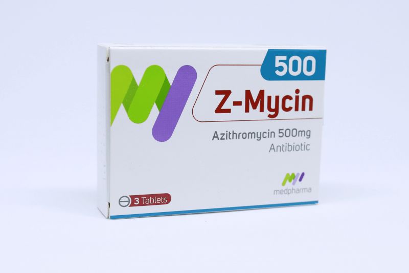 Z-Mycin Azithromycin 500mg Capsules, 3 Pieces