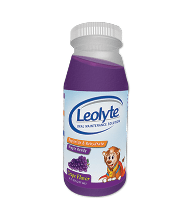 Leolyte Oral Maintenance Solution Grape Flavor 237Ml - Makkah Pharmacy