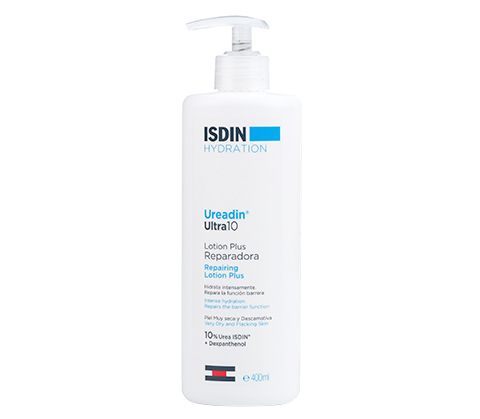 Isdin Ultra 10 Hydrating & Repairing Body Lotion with Urea & Dexpanthenol for Dry Skin, 400ml - Makkah Pharmacy