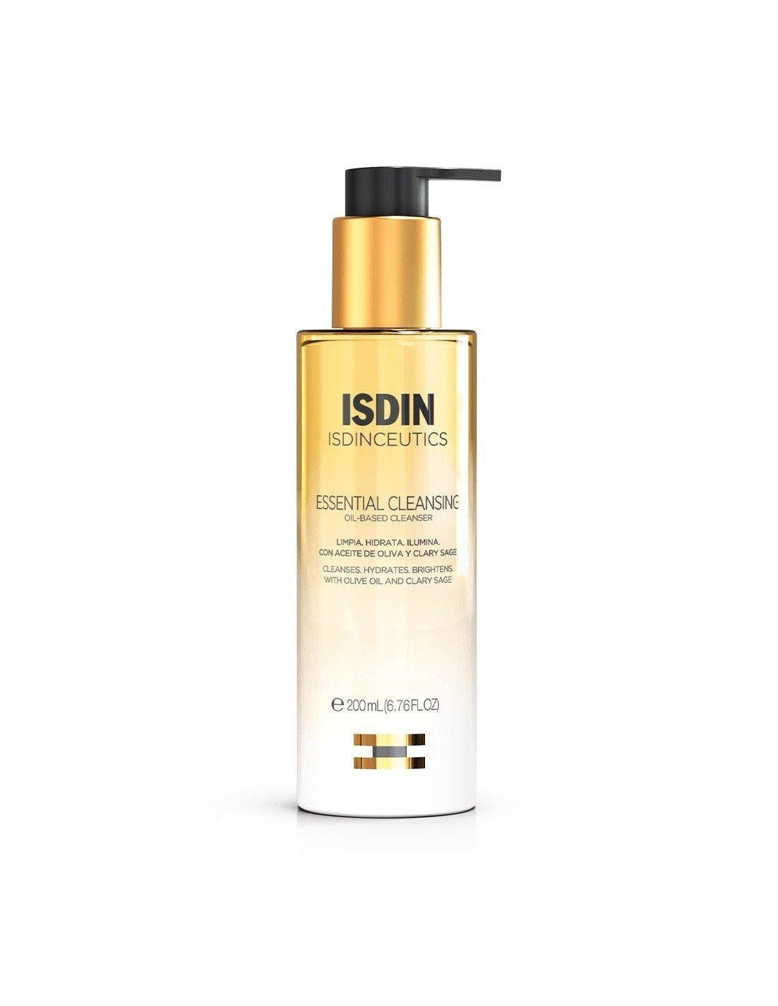 Isdin Isdinceutics Oil Based Hydrating & Brightening Facial Cleanser with Olive Oil & Clary Sage, 200ml - Makkah Pharmacy