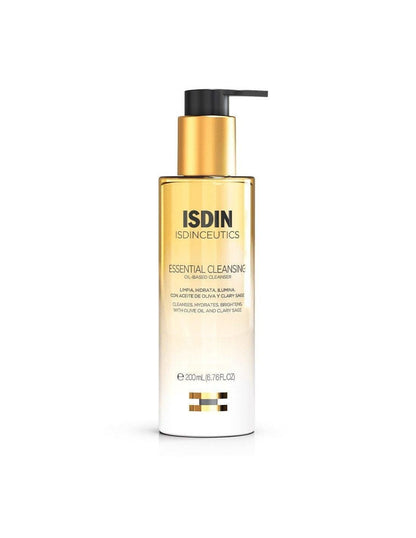 Isdin Isdinceutics Oil Based Hydrating & Brightening Facial Cleanser with Olive Oil & Clary Sage, 200ml - Makkah Pharmacy