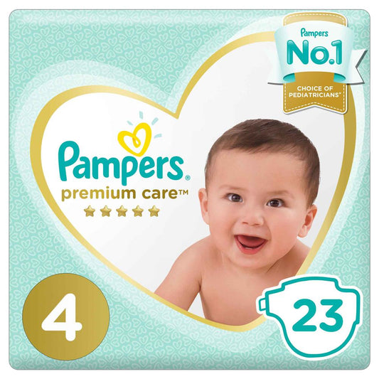 Pampers Premium Care Size 4 8-14 Kg Carry Pack 23's