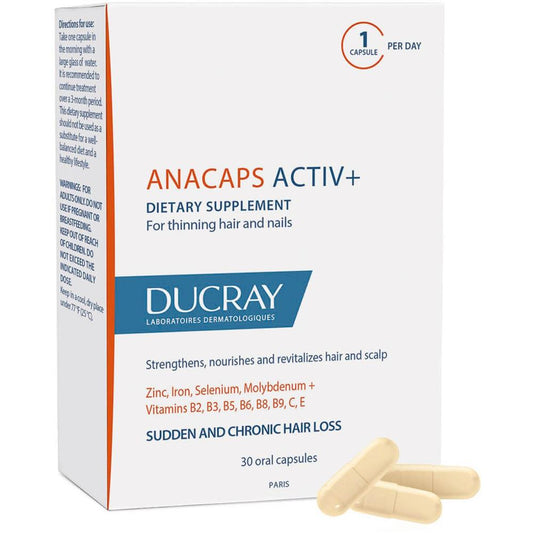 Ducray Anacaps Active Plus Capsules 30's