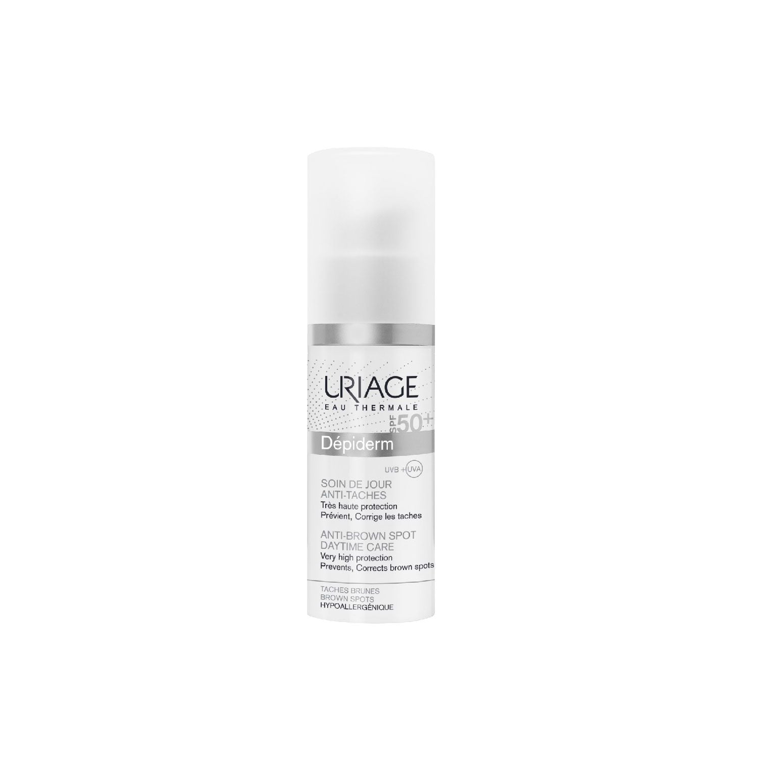 Uriage Eau Thermale Depiderm Anti-Brown Spot Daytime Care SPF 50 - fragrance free - Makkah Pharmacy