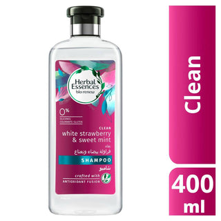 Herbal Essences Bio Renew Clean White Strawberry & Sweet Mint Shampoo 400Ml