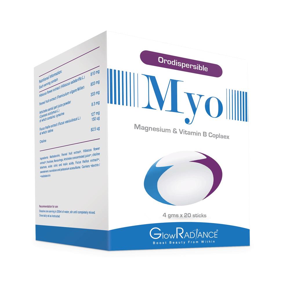 Glow Radiance Myo Magnesium & Vitamin B Coplaex 4G Sticks 20'S