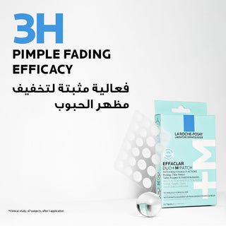 La Roche-Posay Effaclar Duo+M Pimple Patches For Blemish and Acne Prone-Skin, 22 Patches - Makkah Pharmacy