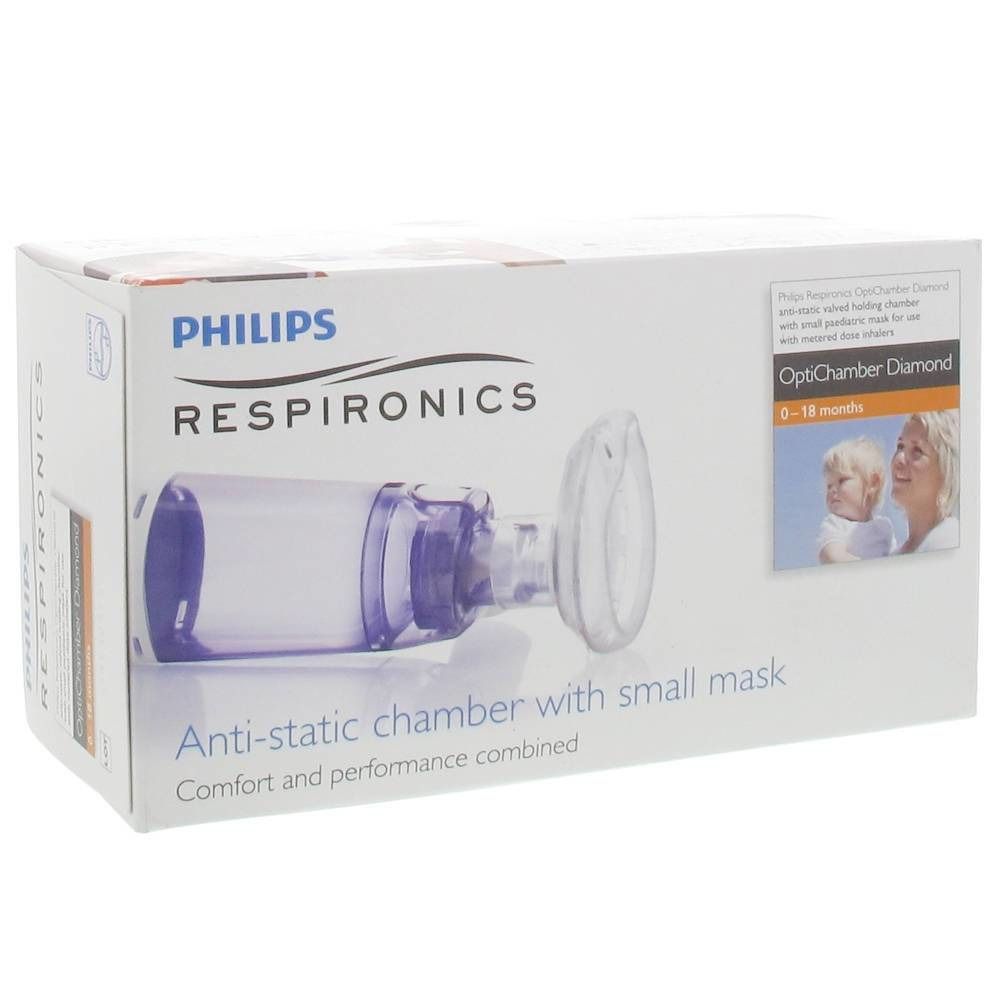 Philips Respironics Optichamber Diamond Anti-Static Chamber with Small Mask - Makkah Pharmacy