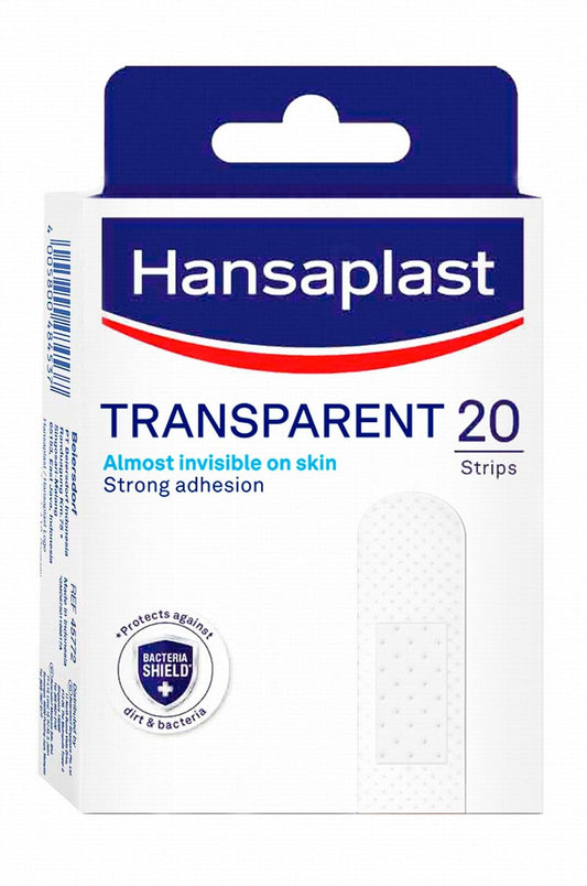 Hansaplast Transparent Plasters, 20 Strips - Makkah Pharmacy