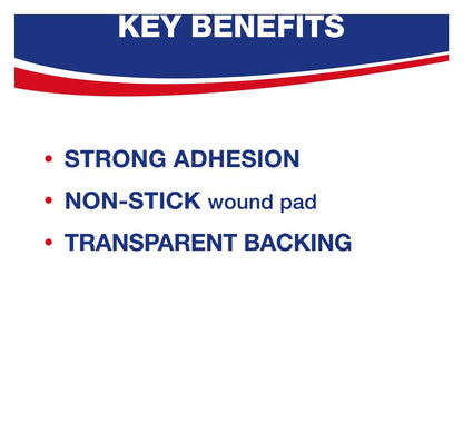 Hansaplast Transparent Plasters, 20 Strips - Makkah Pharmacy